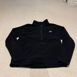 DOPE Black Quarter-Zip fleece